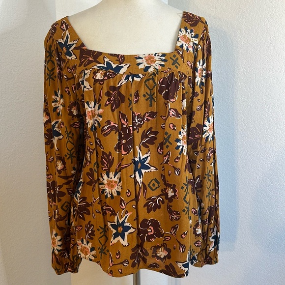 Sonoma Goods For Life® Square Neck Puff Sleeve Top Size X-Large NWOT - Picture 3 of 11